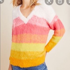 Anthropologie Simone striped sweater